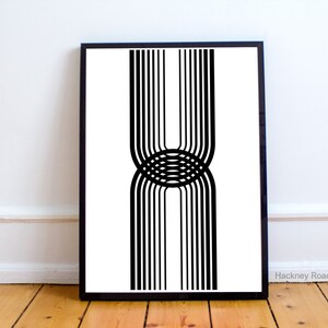 Scandinavian minimalist print, black and white print, Instant download print,nordic print, mid-century art print,line art,graphic art