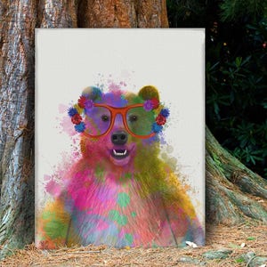 Otter Canvas Cute teen girl gift Bedroom wall art Otter print Girls bedroom decor animal nursery art Watercolor painting Whimsical decor Otter Canvas Cute teen girl gift Bedroom wall art Otter print Girls bedroom decor animal nursery art Watercolor painting Whimsical decor