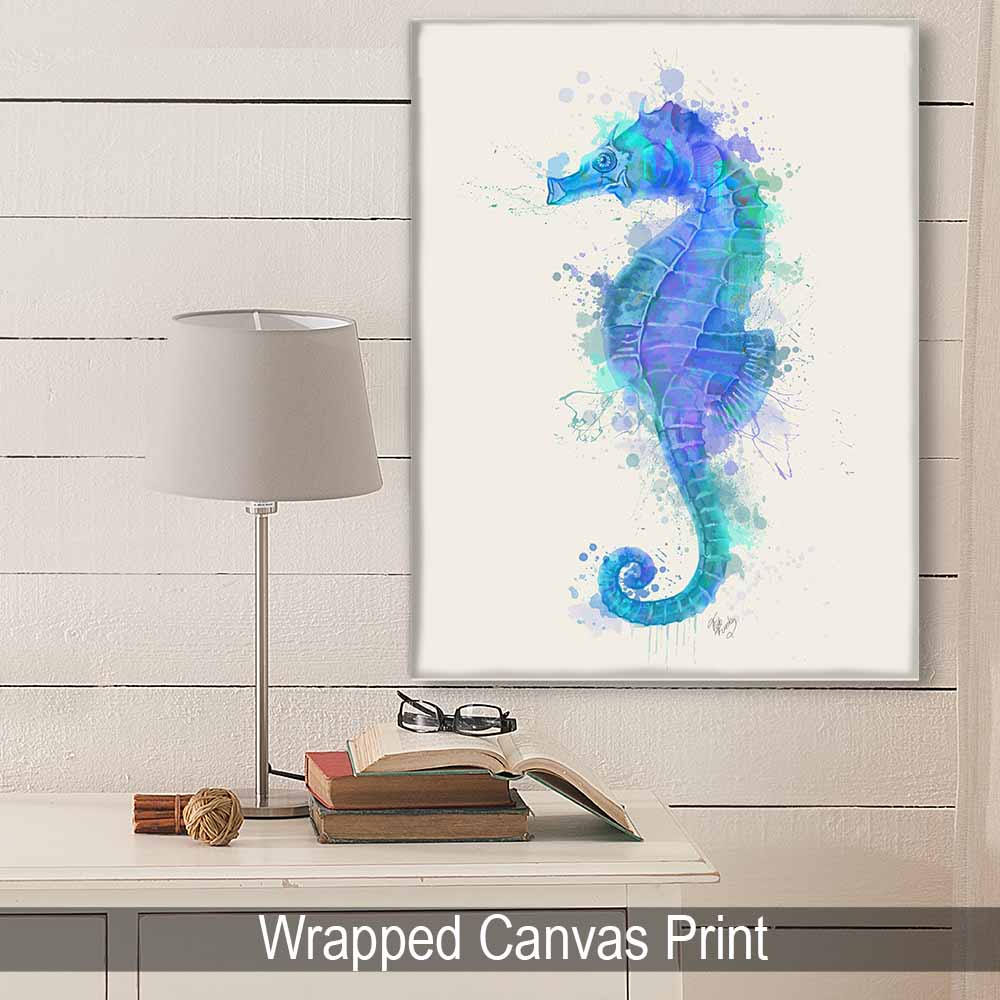 Seahorse Beach Decor Seahorse Prints Bathroom Decor Seahorse Etsy