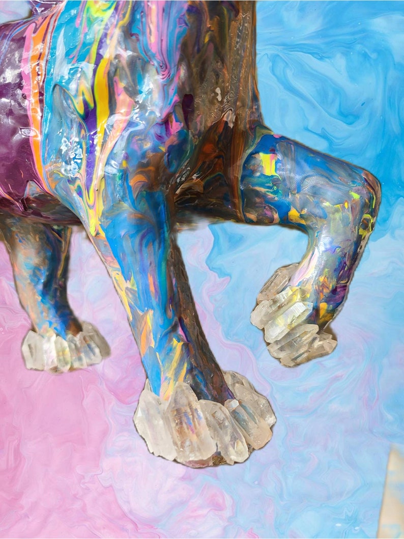Unicorn Universe Statue with Crystal Hoofs