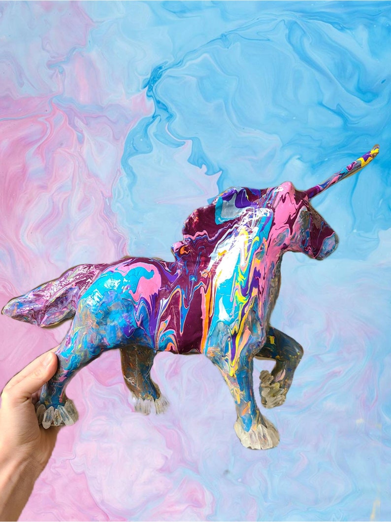 Unicorn Universe Statue with Crystal Hoofs