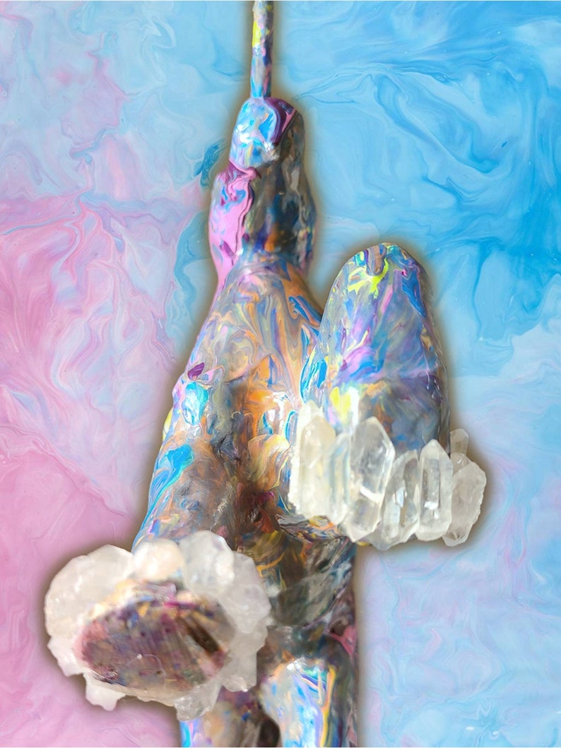 Unicorn Universe Statue with Crystal Hoofs