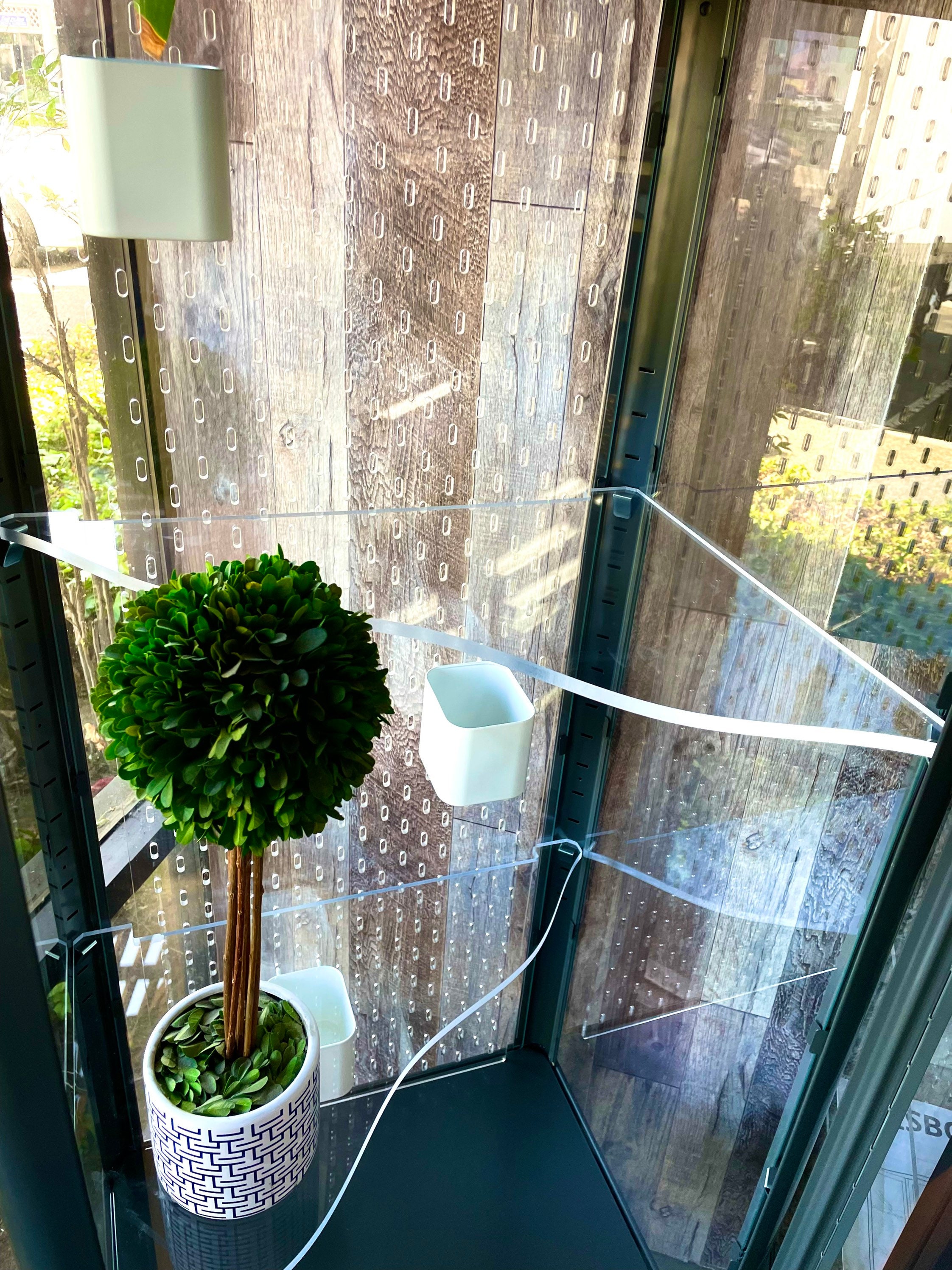 Home Furniture 8 Shelf Clips for IKEA Fabrikor Glass Door Home