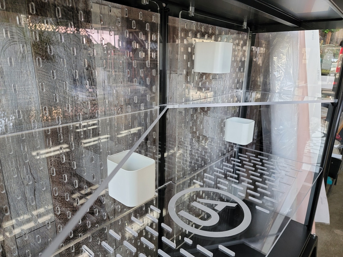 Ikea Milsbo Wide Greenhouse Shelves KIT W/ Pegboard Etsy