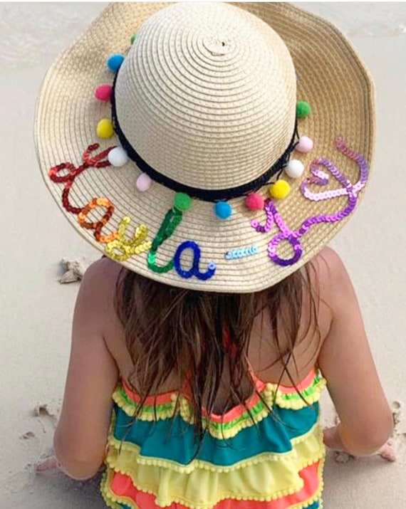 Sombrero personalizado nombre de lentejuelas Etsy España