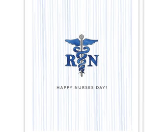 Happy Nurses Day, Encouragement Card for Male Nurses and Students, Appreciation Day Card, National Nurses Week Gift for Him, Healthcare Card