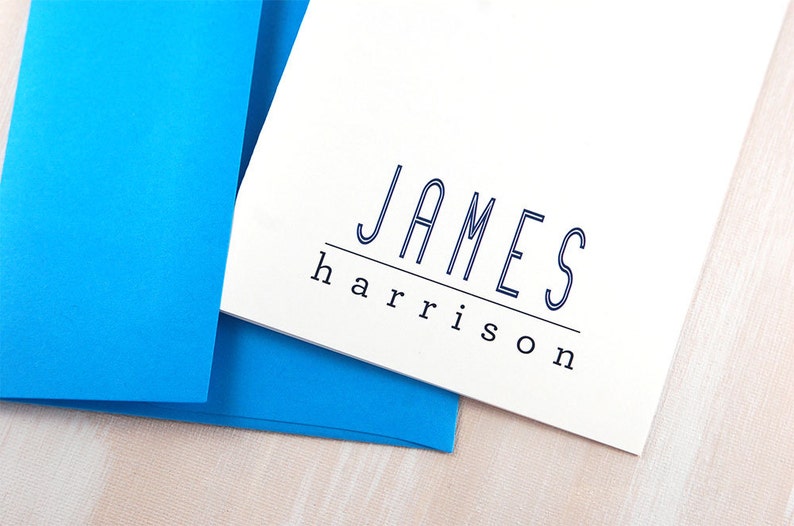 Custom Stationary For Men Mens Stationary Set Thank You Note Cards