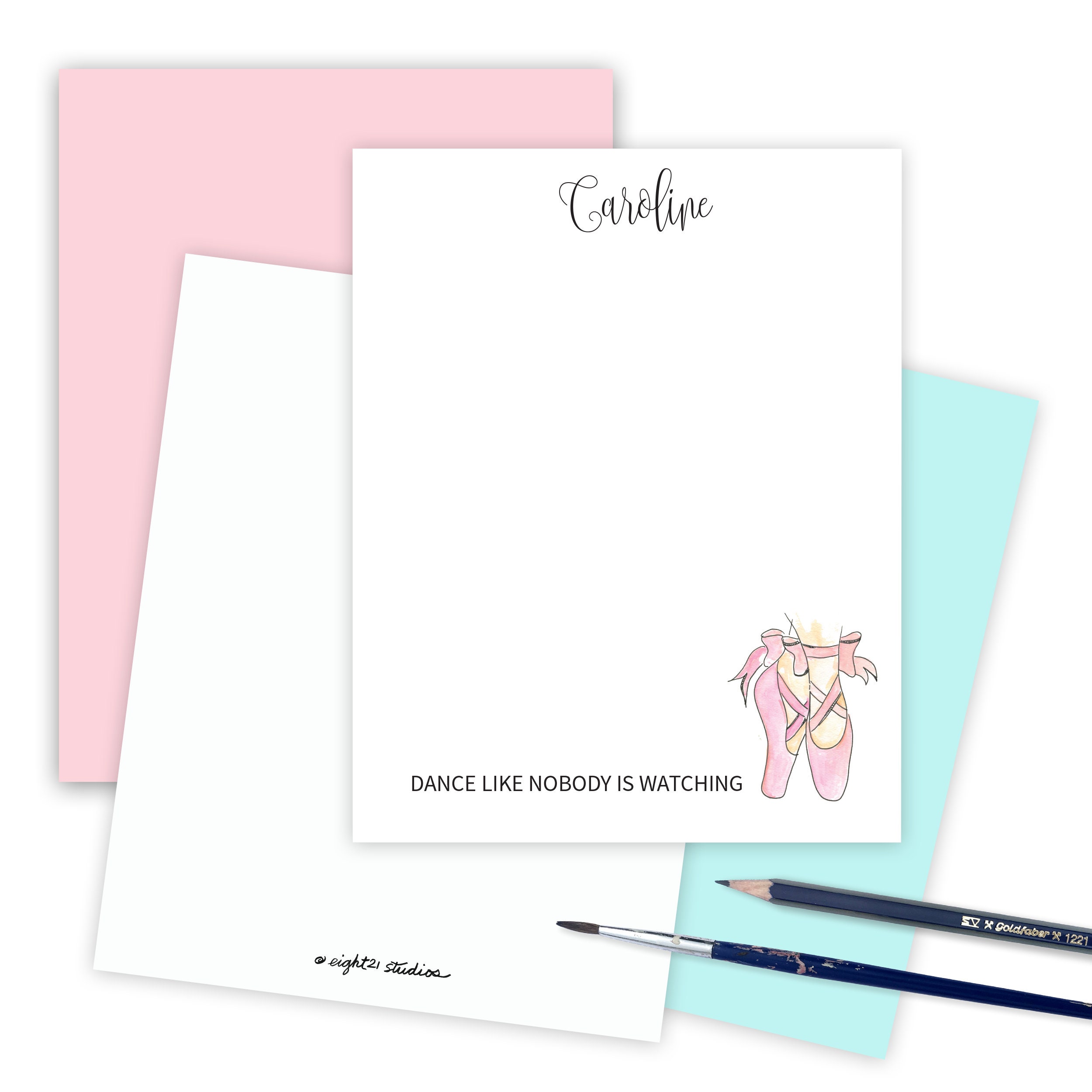 Ballet Stationary Set With Black Brown Skin Tone Personalized Etsy ballet-stationary-set-with-black-brown-skin-tone-personalized-etsy