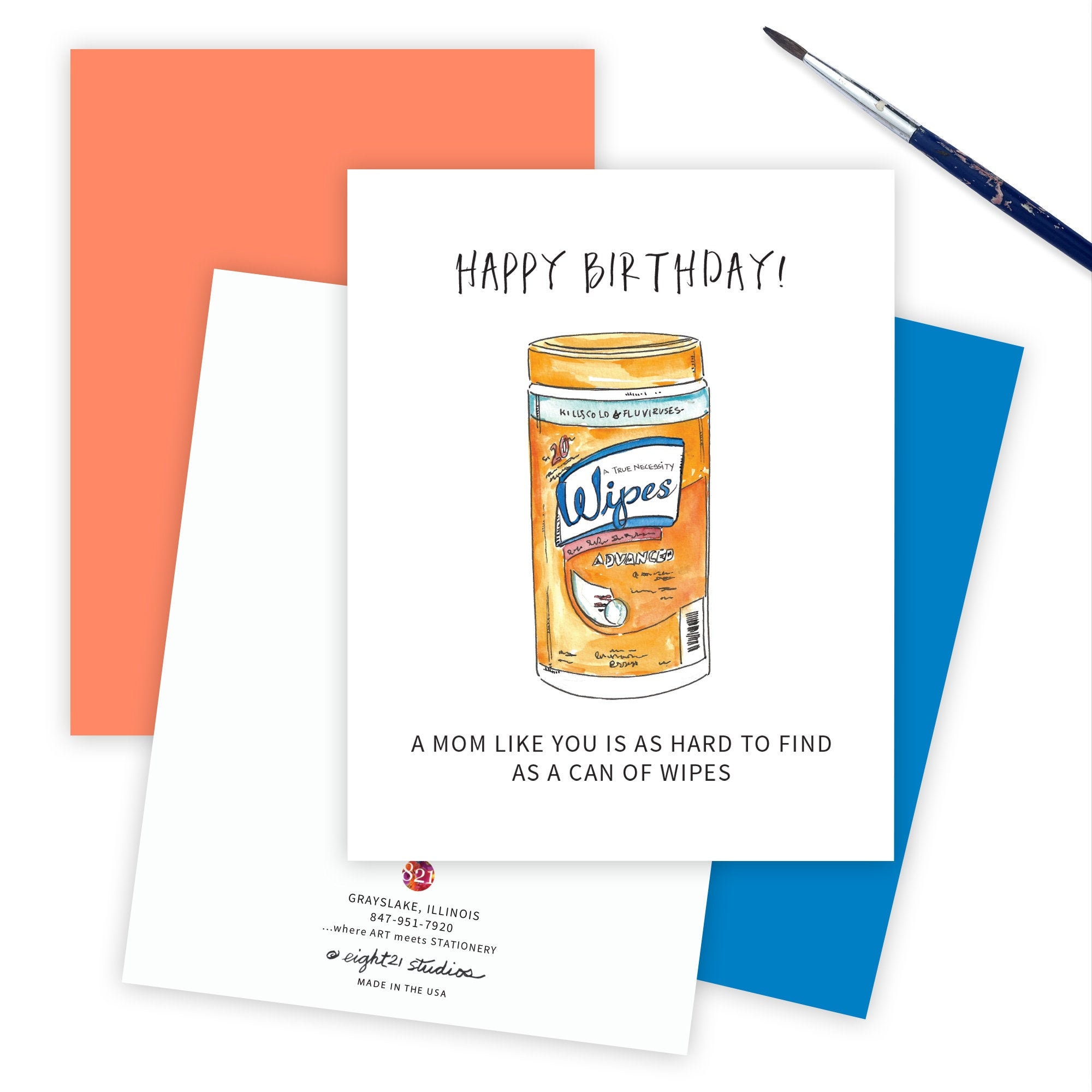 Funny Card for Mom, Quarantine Card for Mom's Birthday Greeting C…