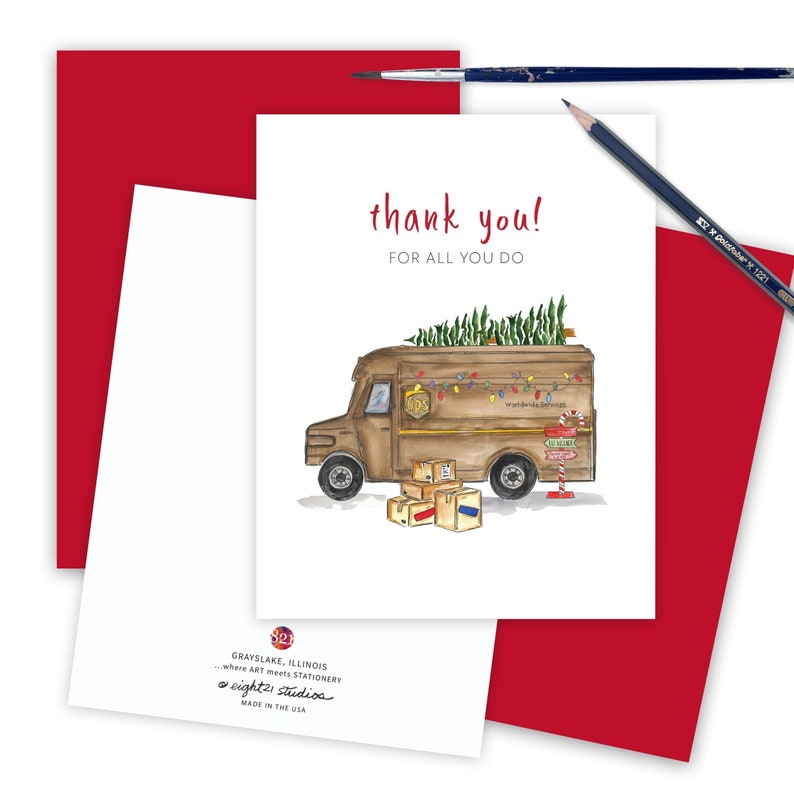 Dentist, Orthodontist or Dental Hygienist Christmas Card, Thank You Appreciation Worker, Holiday Gratitude Thank You for all You Do Holiday image 2