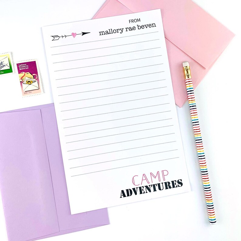 kids personalized stationery