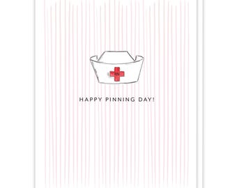 Happy Pinning Day for Nurses, Encouragement Card for RN Grad, Happy Graduation Card, Congratulations Card for Grad, Nurse Graduation Card