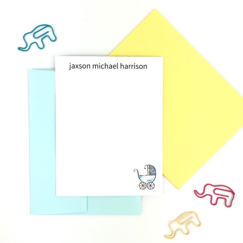 Personalized Baby Thank You Cards Boy Baby Shower Thank You Etsy