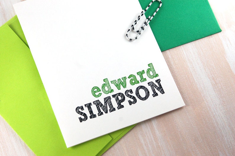 Personalized Stationery Set Stationary for Men Mens Etsy