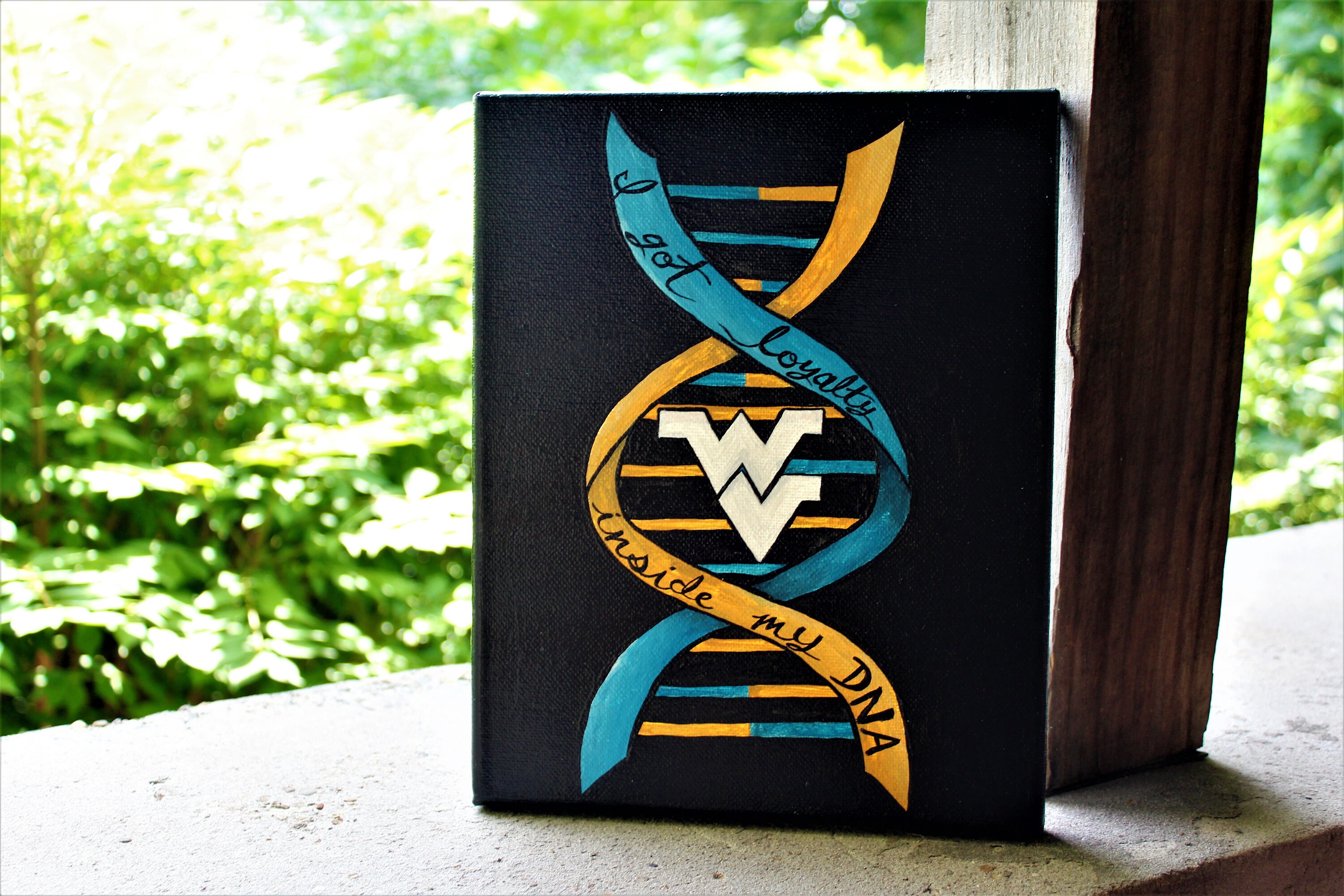 Wvu Dna Love Kendrick Lamar Lyrics Quote Painting Blue Gold Etsy Wvu Dna Love Kendrick Lamar Lyrics Quote Painting Blue Gold Etsy