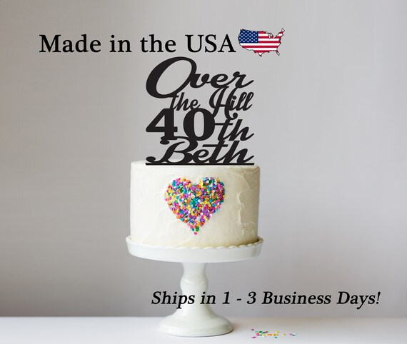 Over The Hill Older Than Dirt Old Fart Happy Birthday Any Etsy 日本