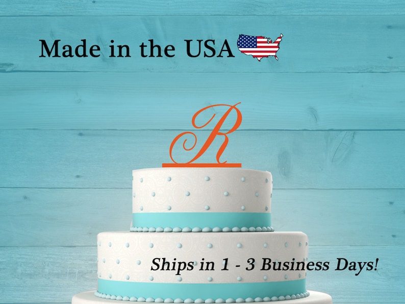 Initial Cake Topper Wedding Cake Birthday Party Birthday Cake Decorations Teen Party Baby Shower Acrylic LT1003 Cake Toppers