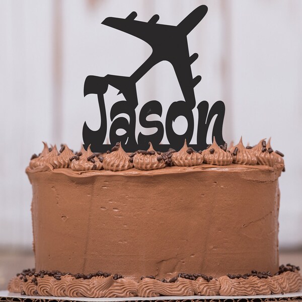 Airplane Cake Topper - Etsy