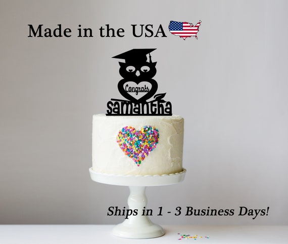 Graduacion De Buho Cake Topper Wise Owl Graduacion Etsy Espana