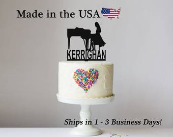 Piano Cake Topper Etsy