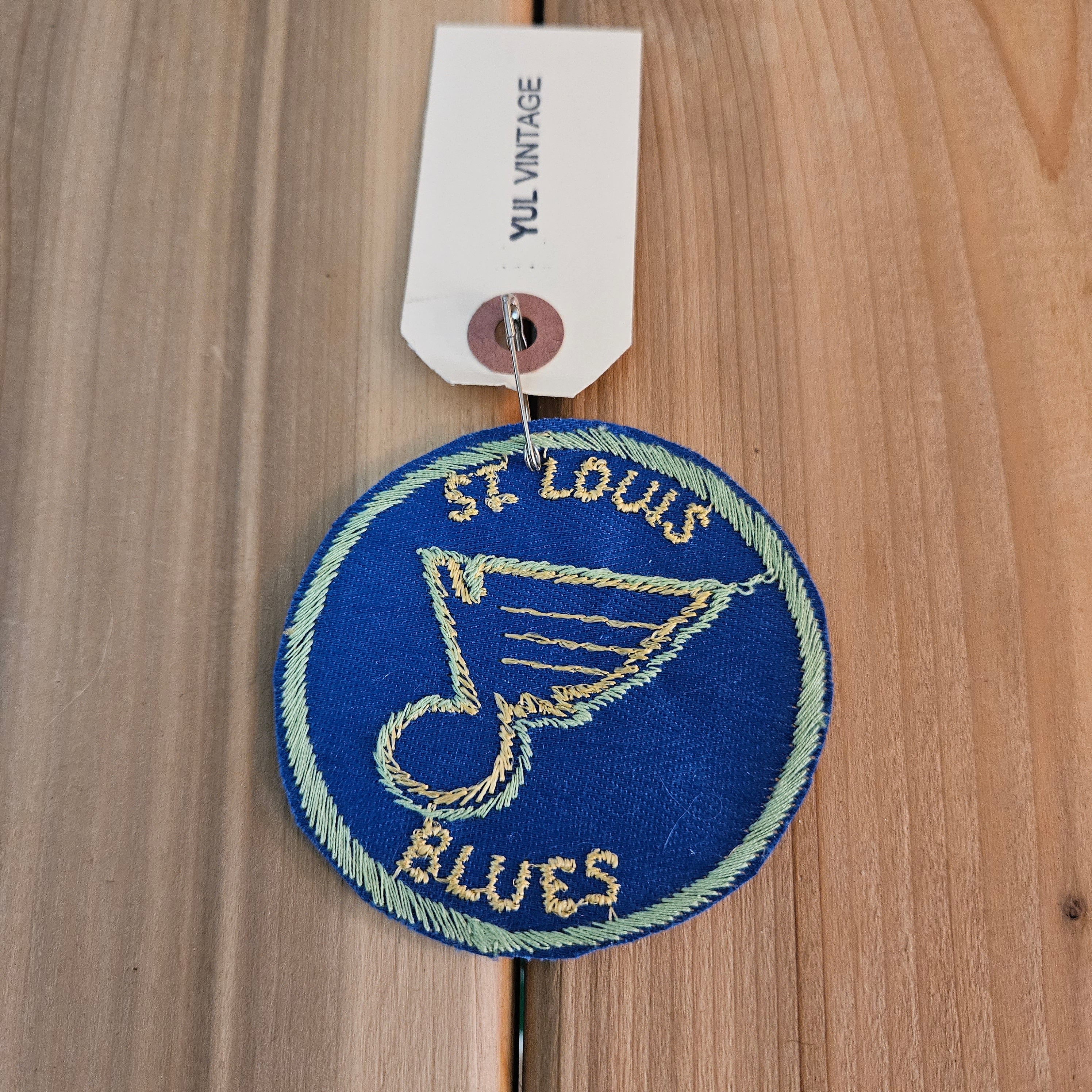 NHL Team St. Louis Blues Iron/Sew On Embroidered Badge Patch Set Of 2 Brand  New