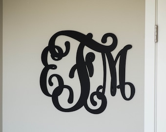 Custom made wooden monograms letters and numbers by lettersDesigns