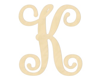 Monogram letter k | Etsy
