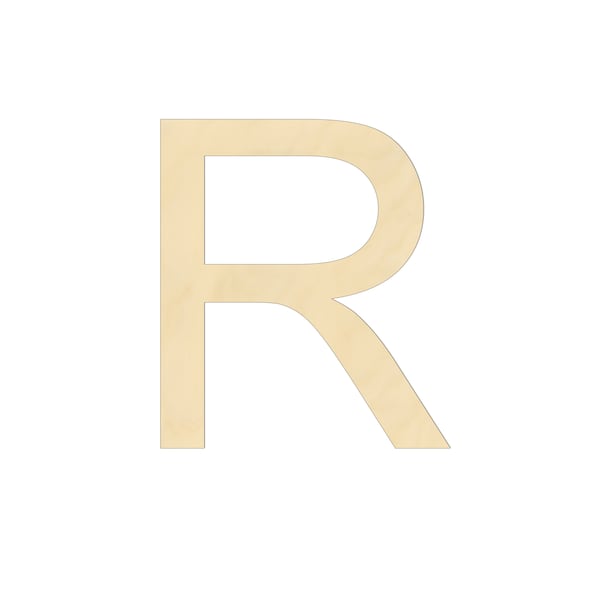 Wooden Letter R - Etsy