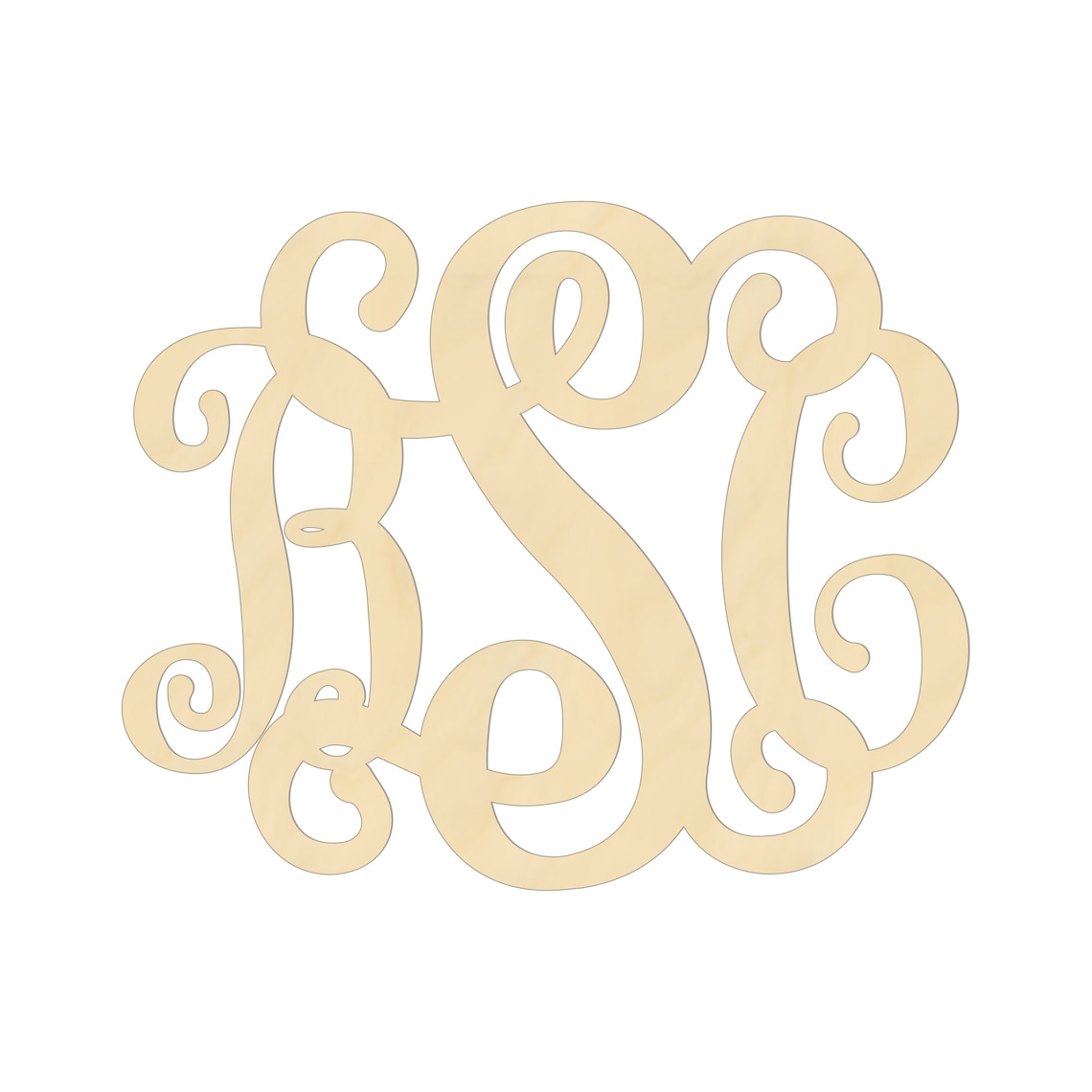 2 34 Wooden Monogram Wood Monogram Room Wall Etsy
