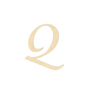 2&quot; - 34&quot; Wooden Letter &quot;Q&quot; Nursery, Kids Room,  Wedding Decoration, Gift Tags. Ornaments, DIY, Art, Unfinished Wood, Door Wall Hanger 2497