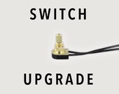 Canopy Switch Upgrade Add on off rotary switch to hardwired fixture