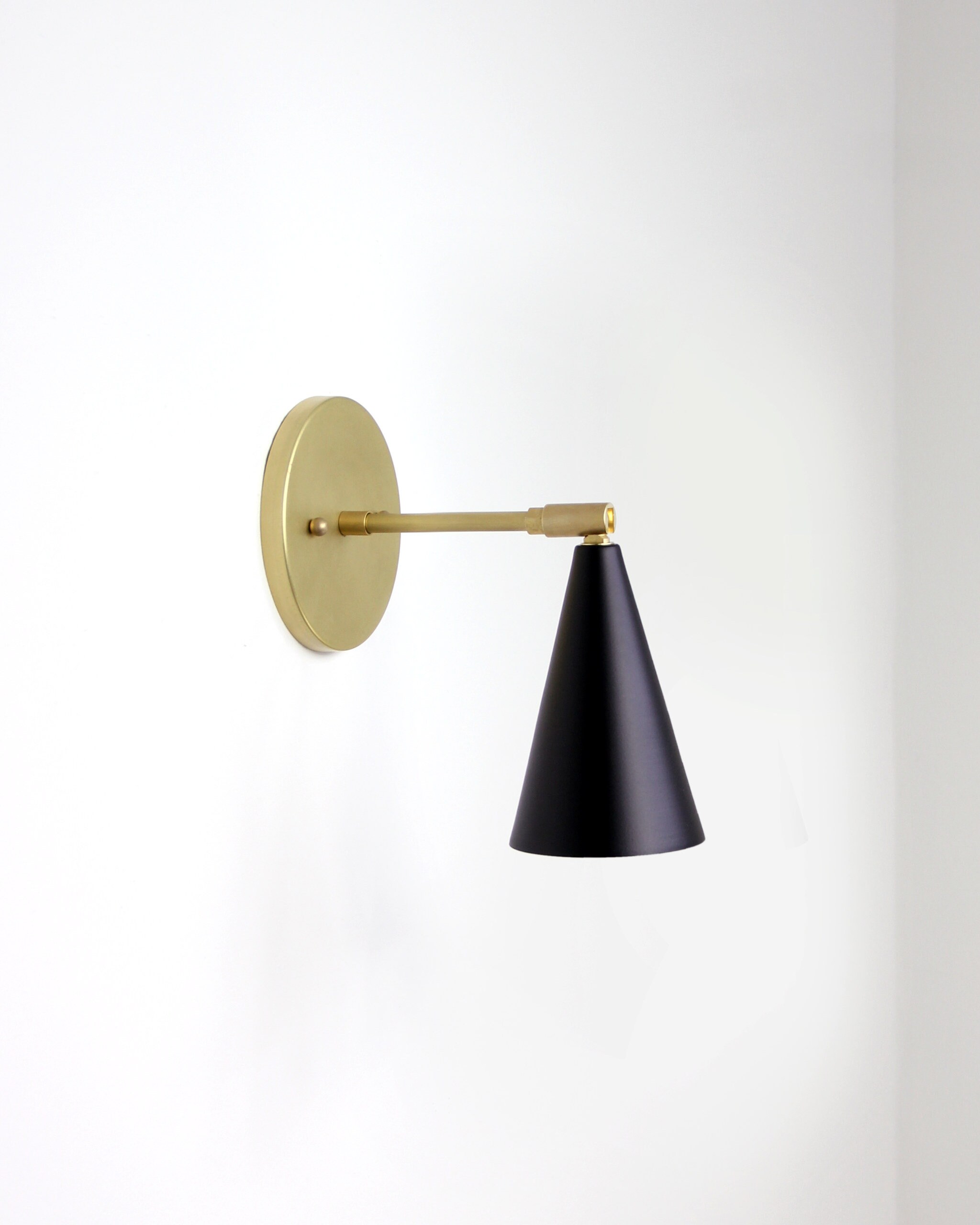Task Wall Sconce Brass Adjustable Swivel Wall Mount - Etsy