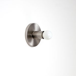Quick Ship - Trek Flat - modern minimal brass flush mount flushmount wall sconce ceiling fixture light lamp