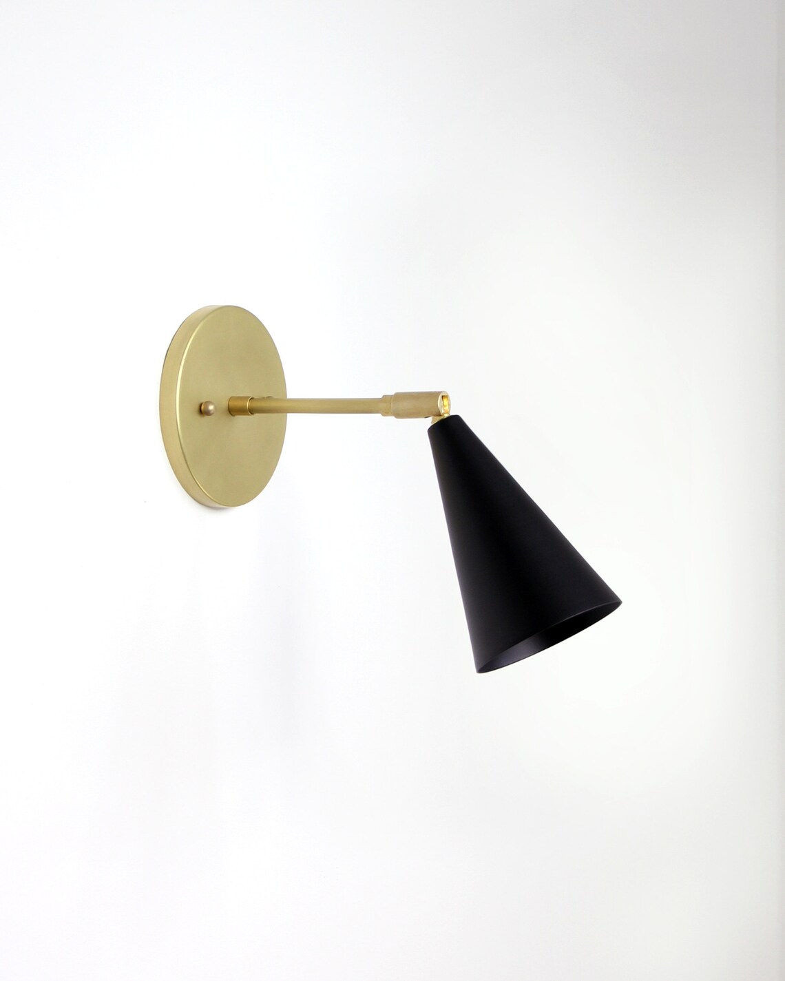 Task Wall Sconce Brass Adjustable Swivel Wall Mount - Etsy