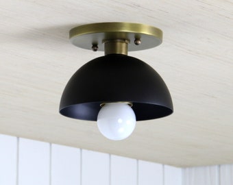 Bell 6 Flush Mount - minimal light fixture lamp ceiling wall sconce dome flushmount