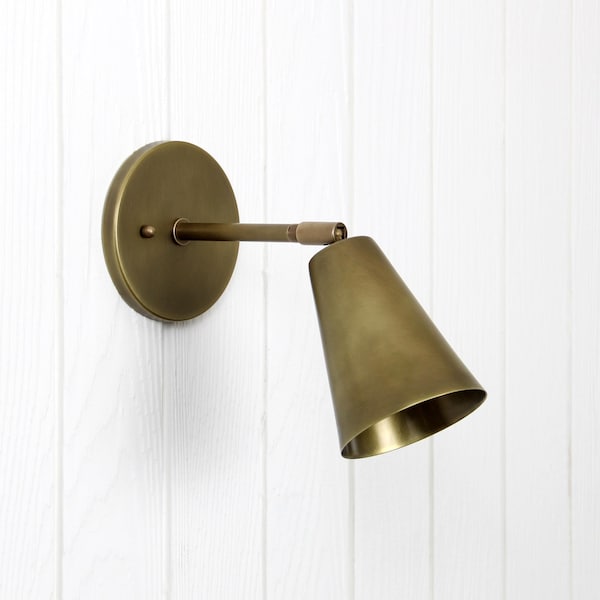 Coast Wall Sconce - swivel lamp light fixture mcm mid-century inspired brass adjustable