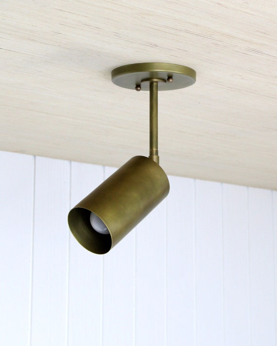 Post Semi flush Mount Ceiling Fixture Wall Sconce Cylinder Mono