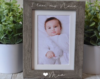 Nana picture frame: Personalized 4x6 gift