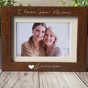 Personalized Mom Picture Frame: Custom 4x6 Photo Gift