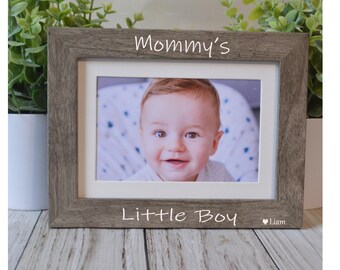 Marco de fotos personalizado para mamá: Regalo personalizado de 4x6 pulgadas para el Día de la Madre.