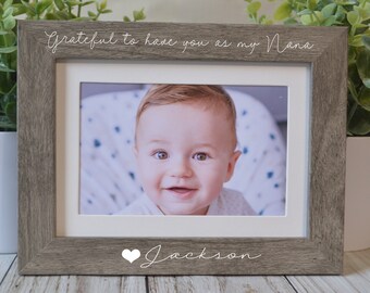 4x6 Nana picture frame, custom picture frame,  nana frame, mother's day gift, personalized picture frame, Nana's blessings picture frame