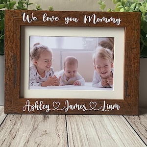 Personalized Mom Picture Frame: Custom 4x6 Photo Gift