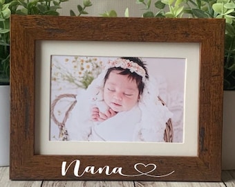 4x6 Nana picture frame, custom picture frame,  grandma frame, mother's day gift, personalized picture frame, Nana's blessings picture frame