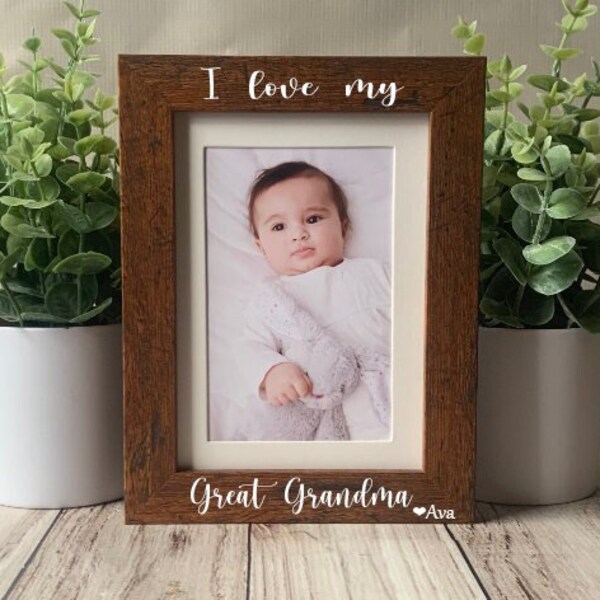 Great Grandma Picture Frame Etsy