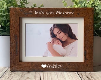 Personalized Mom Picture Frame: Custom 4x6 Photo Gift Mother’s Day