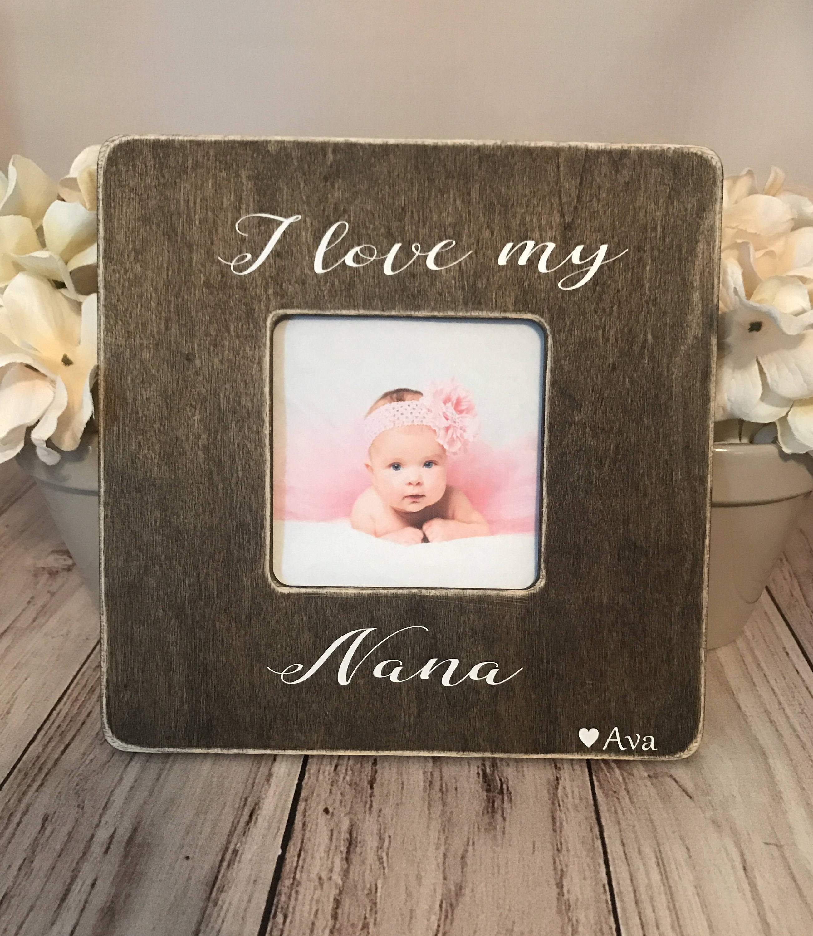 Nana picture frame custom picture frame grandma frame Etsy