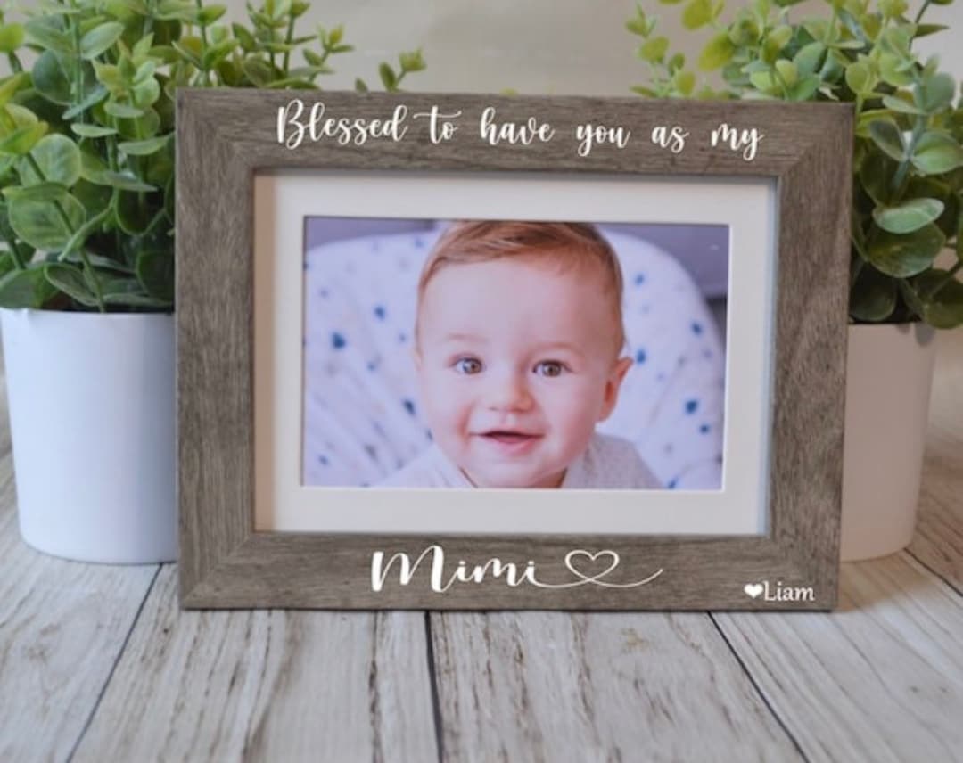 Mimi Picture Frame 4x6 Custom Picture Frame Mimi Gift Etsy