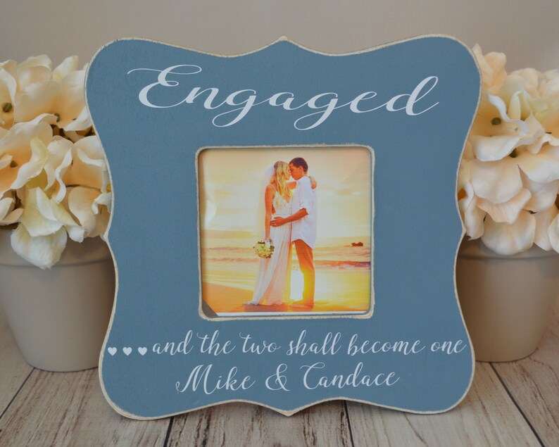 personalized picture frame Engagement picture frame wedding gift wedding picture frame picture frame custom picture frame