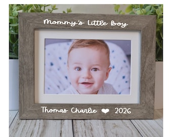 Marco de fotos personalizado para mamá: Regalo personalizado de 4x6 pulgadas para el Día de la Madre.