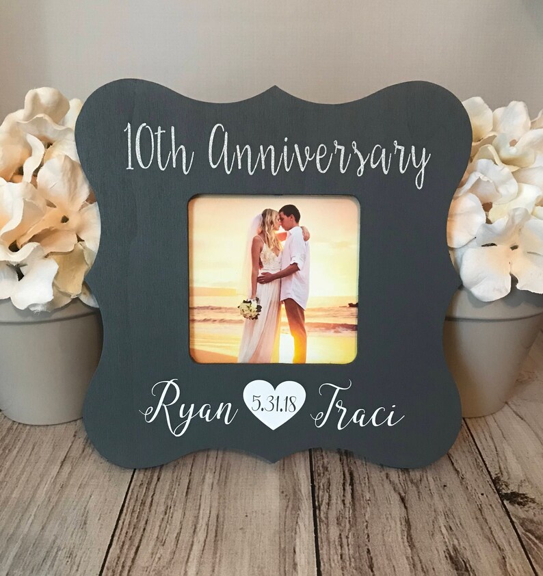 Anniversary Picture Frame Gift Custom
